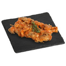 Spiedini di pollo alla griglia, speziati