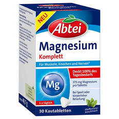 Vitamin Mix 49,7 g, Magnesium Kautabletten
