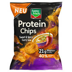 Protein-Chips 90 g, Curry