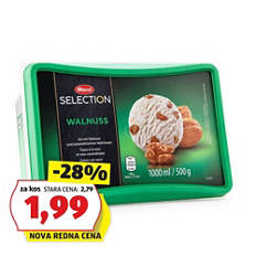 Premium sladoled, oreh