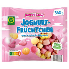 Vegetarischer Fruchtgummi 350 g, Joghurt