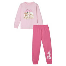 Kinder Schlafanzug, Barbie, Pink, 98/104