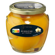 Gourmet Pfirsiche 580 ml, Pfirsich-Vanille