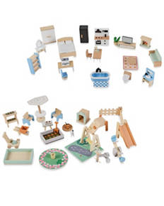 Wooden Dolls House Furniture