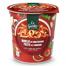 Bögrés készétel, paradicsomos tészta, 60 g
