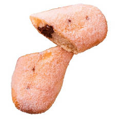 Super-Berliner mit Kakaocreme