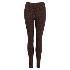 Damen Yogahose, Leopard, S 36/38