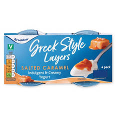 Salted Caramel Greek Style Yoghurts 4 Pack