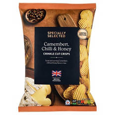 Camembert, Chilli & Honey Crinkle Crisps