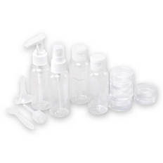 Set de voyage: contenants cosmétiques vides