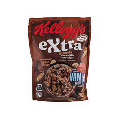 Cereali con cioccolato e nocciole