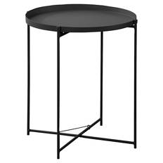 Tablett-Tisch, Schwarz