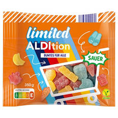 ALDItion Veganes Fruchtgummi 350 g, Sauer
