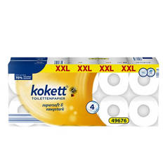 Toilettenpapier XXL 4-lagig, 20 Rollen je 200 Blatt