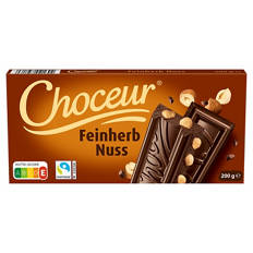 Nuss-Schokolade 200 g, Feinherb Nuss