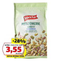 Oluščene pražene pistacije, neslane