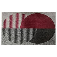 Bürstenmatte, 60 x 90 cm, Roter Kreis