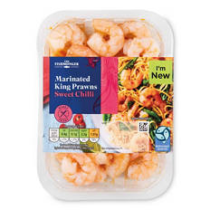 Ready to Eat Sweet Chilli Marinated King Prawns