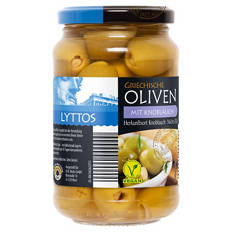 Griechische Oliven gefüllt 200 g, Knoblauch