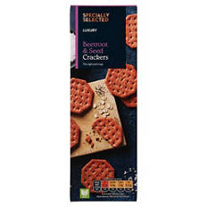 Beetroot & Seed Crackers