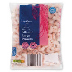 Cooked & Peeled Atlantic Large Prawns