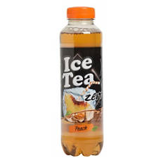 Thé froid, pêche, zéro