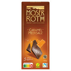 Schokolade 125g, Karamell-Meersalz