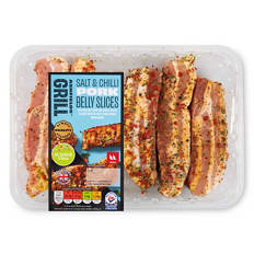 Salt & Chilli Marinated Pork Belly Slices