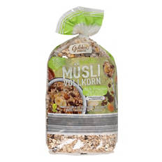 Muesli à grains entiers, fruits