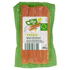 Veggie / Vegane Würstchen 200 g, Veggie Wiener