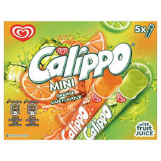 Orange & Lime Mini Ice Lollies