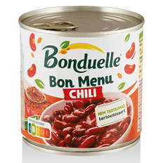 Bon menu szószos bab, chili, 430 g
