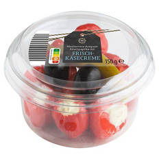 Kirschpaprika 150 g, Frischkäse