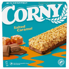 Barres au muesli, caramel salé