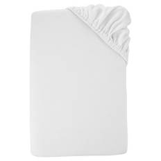 Jersey Spannbetttuch Komfortgröße, Weiß