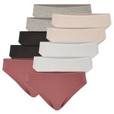 Damen Unterhosen 10er-Set, Mini, S 36/38