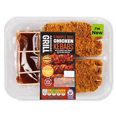 Maple BBQ Chicken Thigh Kebab