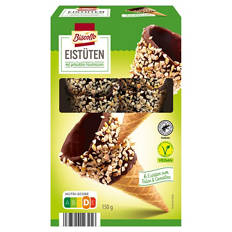Eistüten 150 g, Nussstreusel