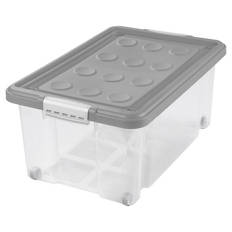 Aufbewahrungsboxen, Grau, Stapelbox Groß