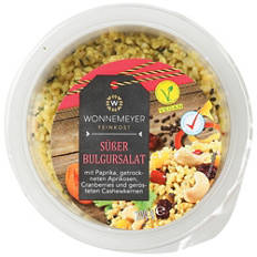 Orientalischer Salat, Bulgur, Paprika, Aprikosen, Cranberries