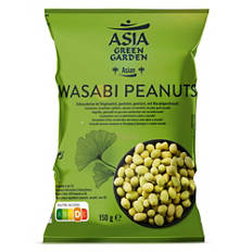 Snack mix wasabi peanuts