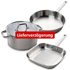 Assortimento di articoli in acciaio inox