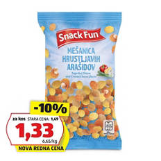 Mešanica hrustljavih arašidov