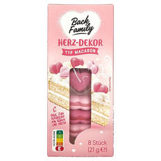Macaron Dekore 20 g, Herz