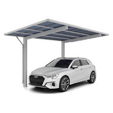Aluminium Carport Sky Silber