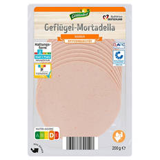 Geflügel-Aufschnitt 200 g, Mortadella