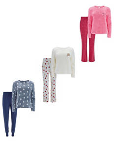 Ladies Fleece Pyjamas