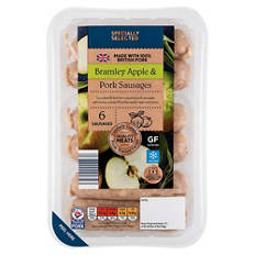 Bramley Apple Pork Sausages 6 Pack