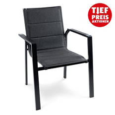 Chaise empilable en aluminium