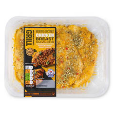 Mango & Coconut Marinated Chicken Breast Sizzlers